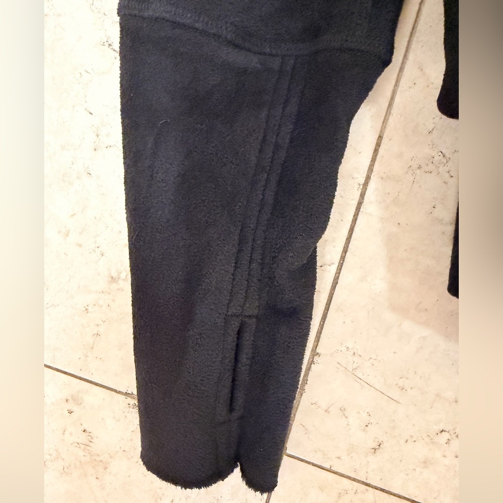 lululemon athletica Black Sherpa Cowl Neck Coat - Picture 7 of 15